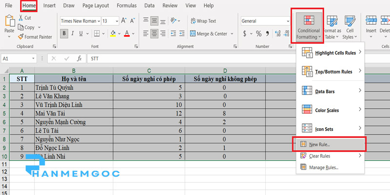 Bí quyết vận dụng hàm MOD trong Excel: 3 bước thật dễ