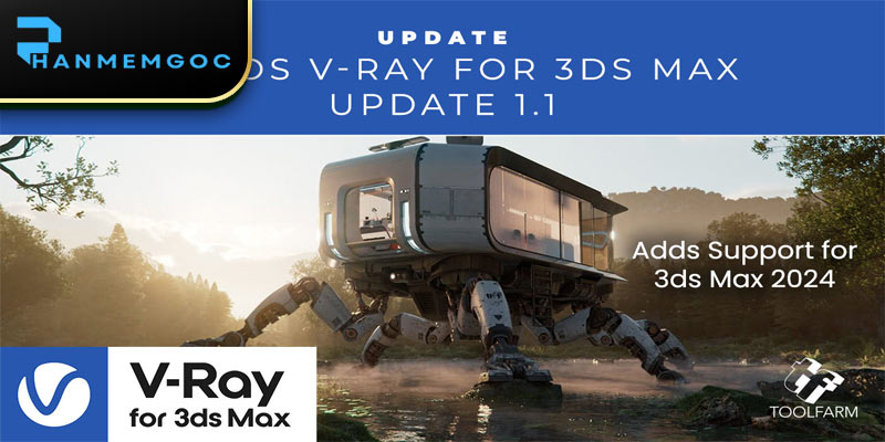 Download VRay 6.10.06 cho 3ds Max 2019‑2024: Hướng dẫn cài đặt