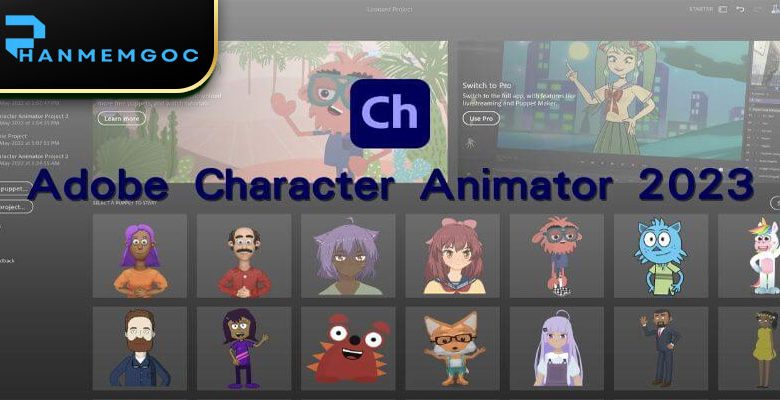 Download Adobe Character Animator 2023: Tải Và Cài Đặt